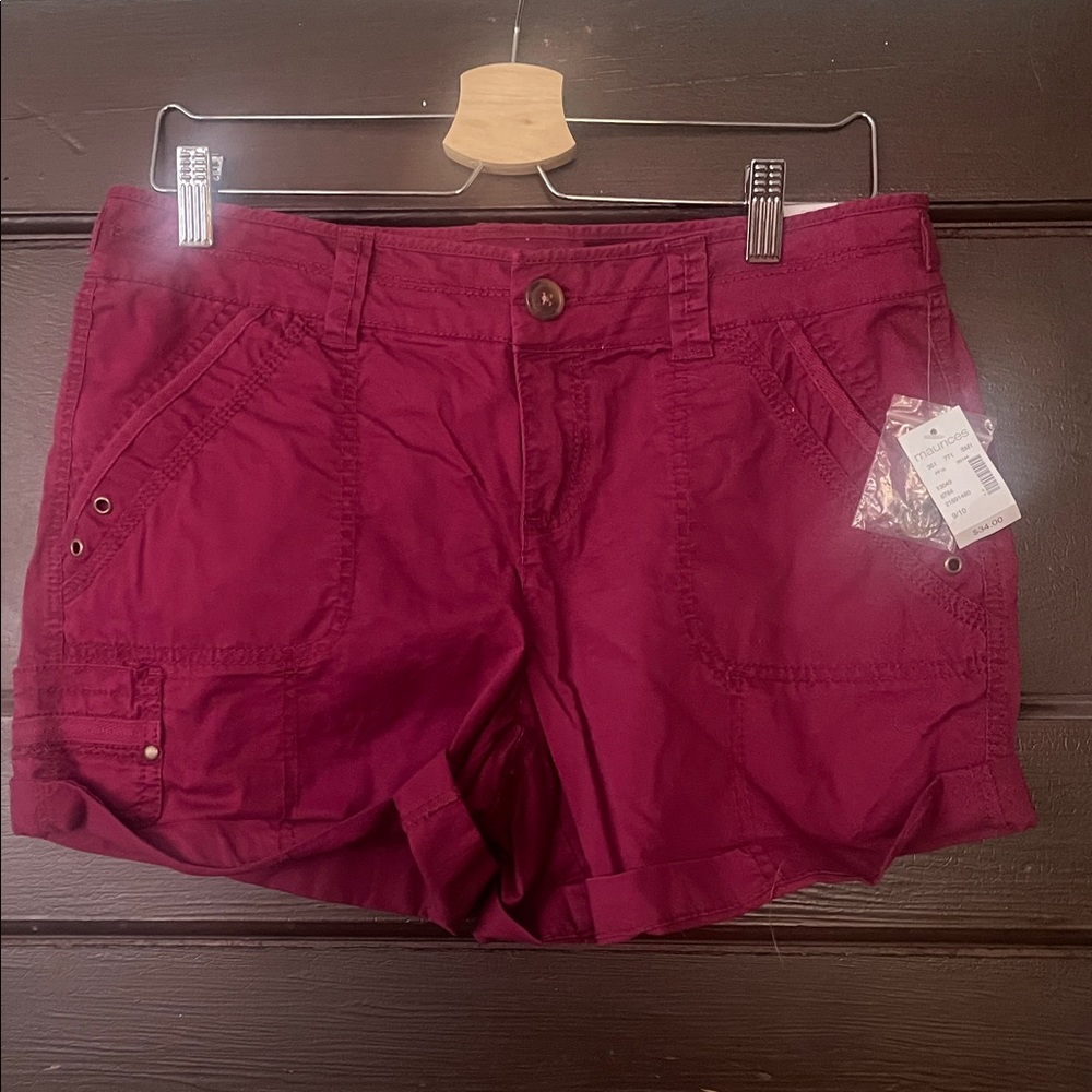 Maurices Burgundy Shorts